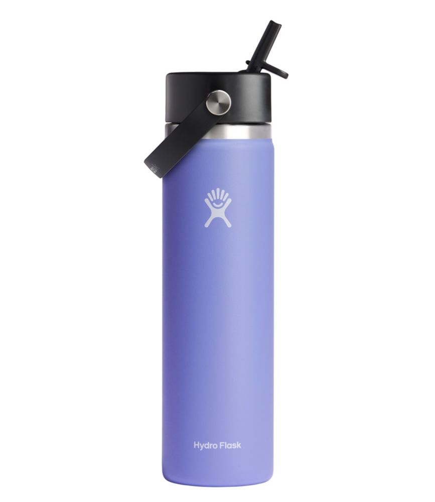 Hydro Flask Wide Mouth Water Bottle with Flex Straw Cap, 24 oz. - LLBeanoutlets