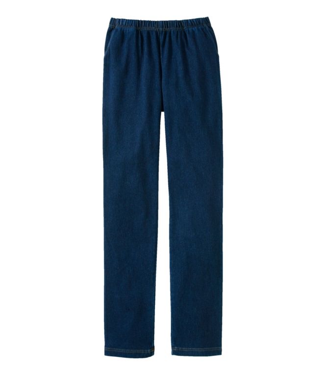 Women's Perfect Fit Pants, Denim Original Tapered Leg - LLBeanoutlets