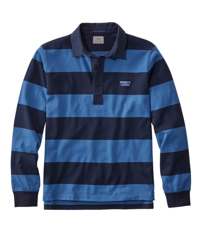 Men's Bean's Vintage Soft Rugby, Stripe - LLBeanoutlets