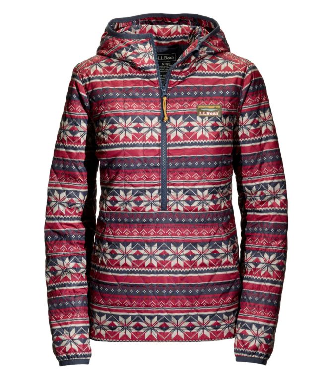 Women's Katahdin Insulated Pullover, Print - LLBeanoutlets
