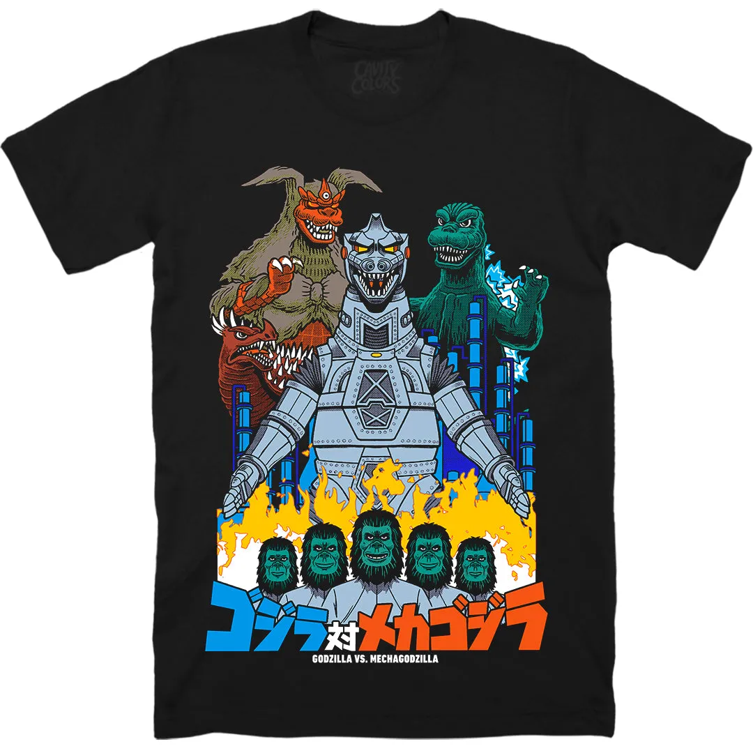 GODZILLA VS. MECHAGODZILLA: ALIEN INVASION - T-SHIRT - LLBeanoutlets