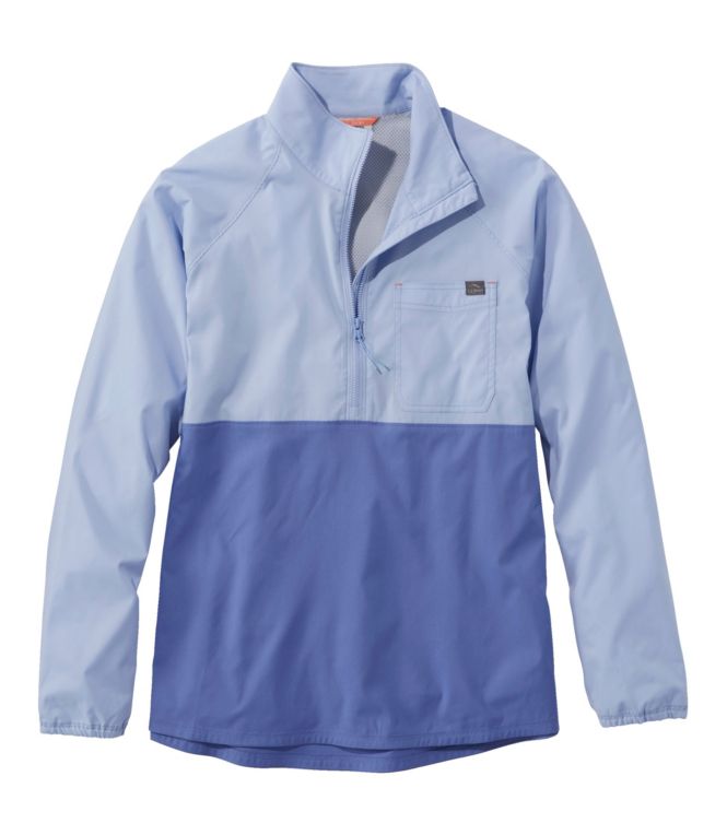 Women's Everyday SunSmart? Woven Shirt, Quarter-Zip Pullover Colorblock - LLBeanoutlets
