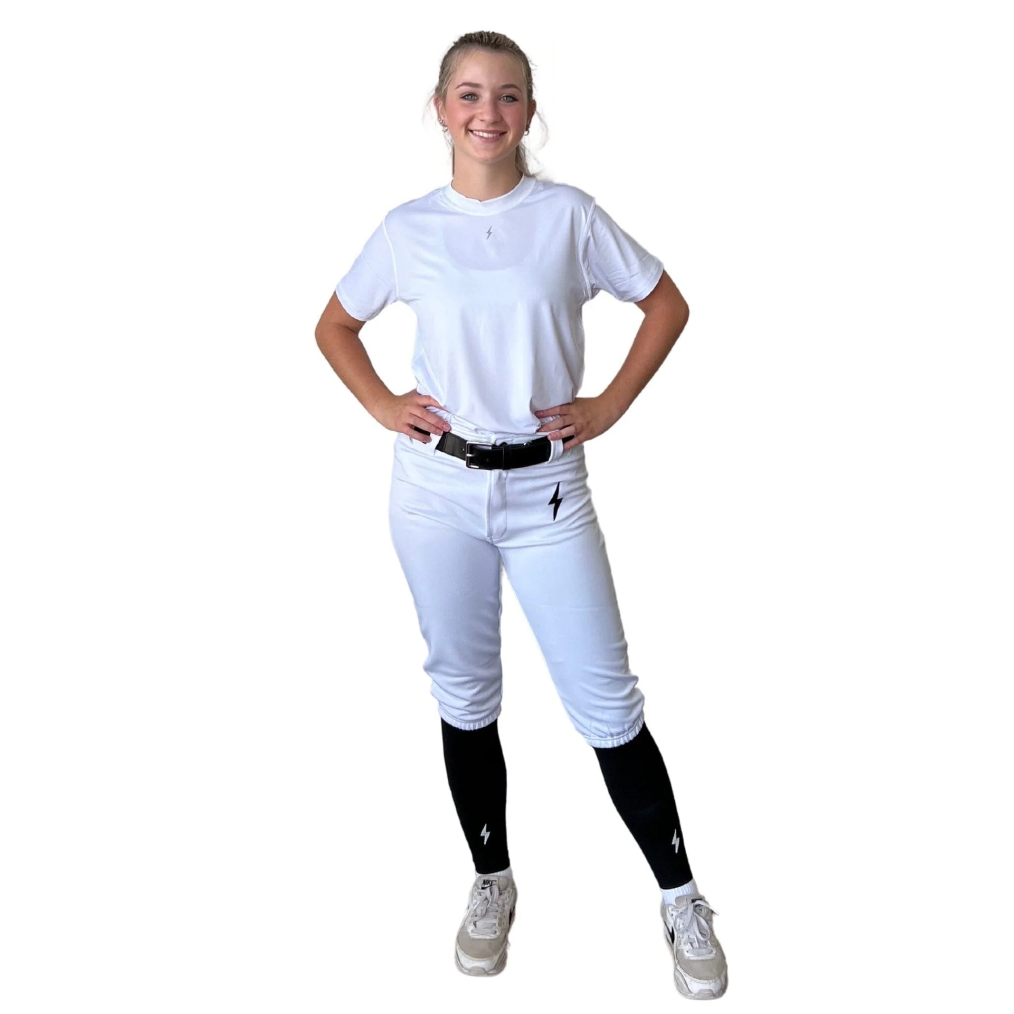 BRUCE BOLT Premium Pro Softball Knicker - WHITE - LLBeanoutlets