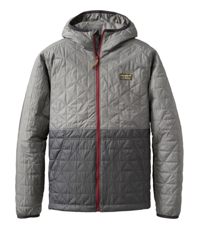 Men's Katahdin Insulated Hoodie, Colorblock - LLBeanoutlets
