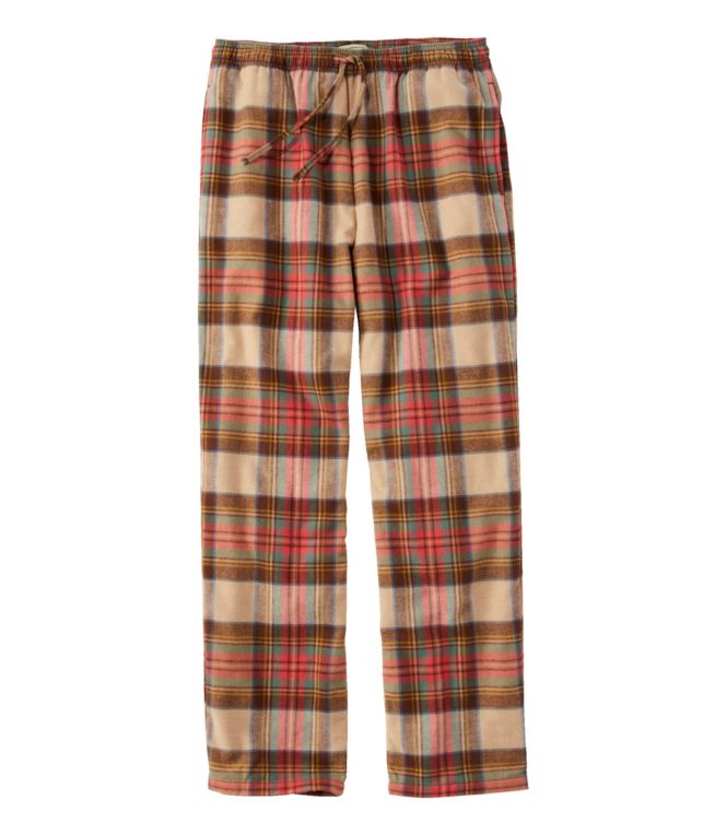 Men's Scotch Plaid Flannel Sleep Pants - LLBeanoutlets