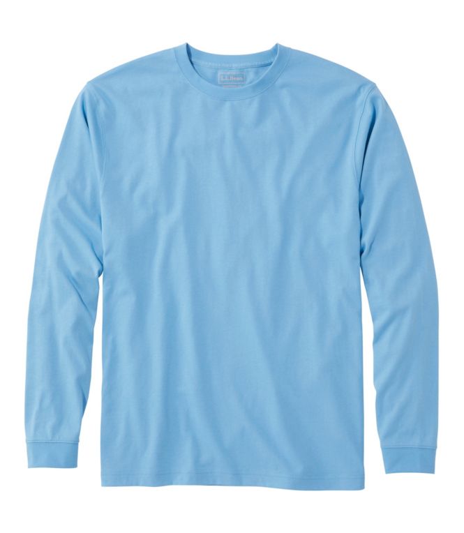 Men's Carefree Unshrinkable Tee, Traditional Fit, Long-Sleeve - LLBeanoutlets