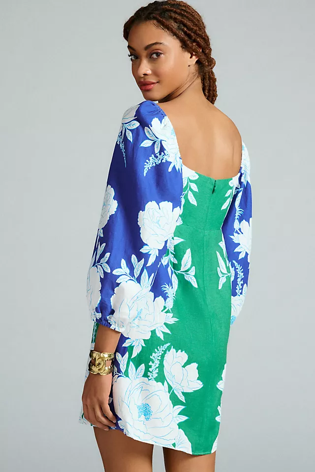 Farm Rio Soft Garden Dress SOFT GARDEN BLUE - LLBeanoutlets