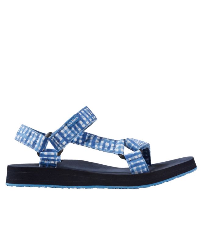 Women's Maine Isle Four-Point Sandals, Print - LLBeanoutlets