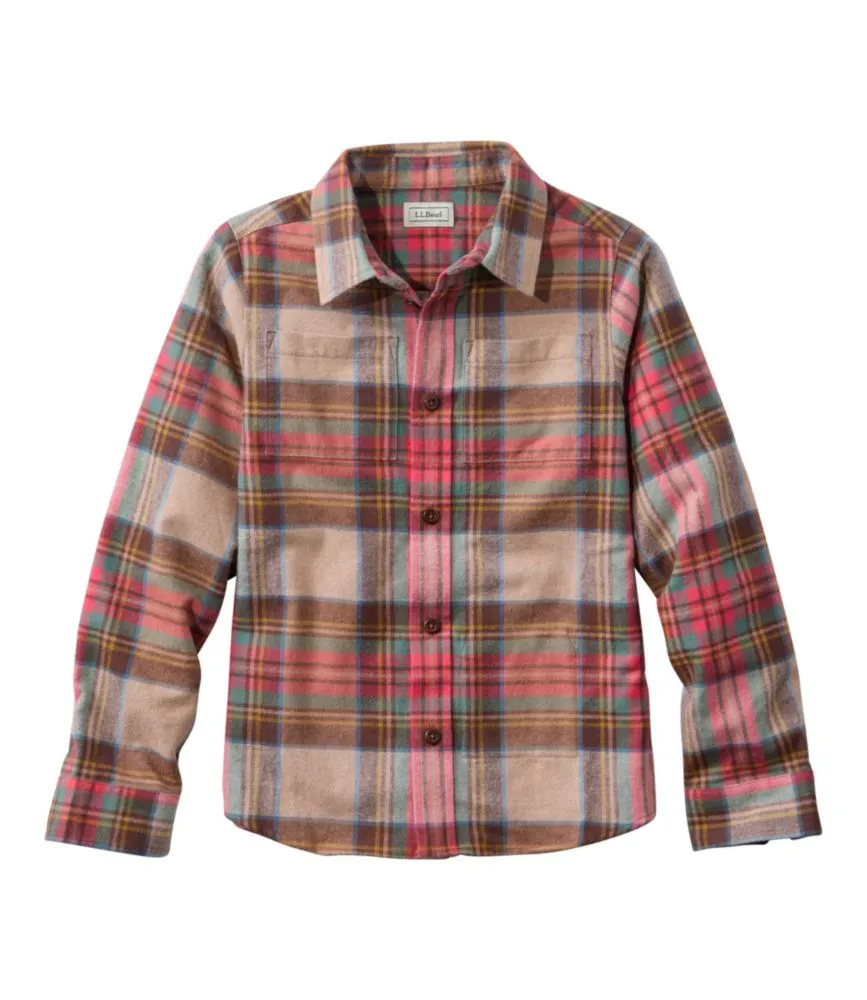 Kids' Scotch Plaid Flannel Shirt - LLBeanoutlets