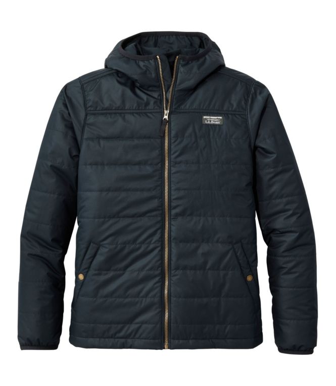 Men's Mountain Classic Puffer Hooded Jacket - LLBeanoutlets