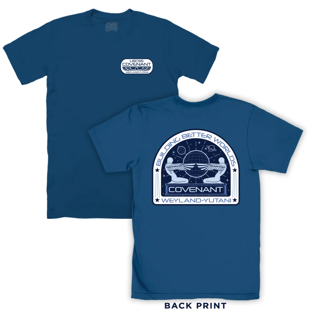 ALIEN: COVENANT - BUILDING BETTER WORLDS - T-SHIRT (CREW BLUE) - LLBeanoutlets