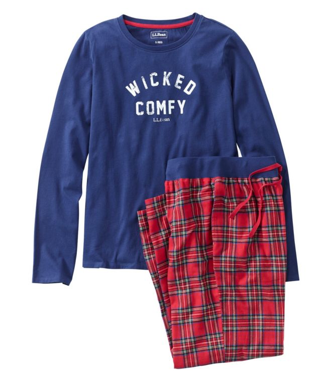 Women's L.L.Bean Camp PJ Set - LLBeanoutlets