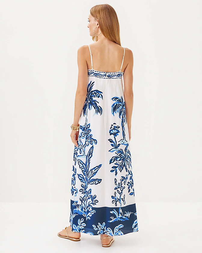Jesslyn Silk Maxi Slip Dress - LLBeanoutlets