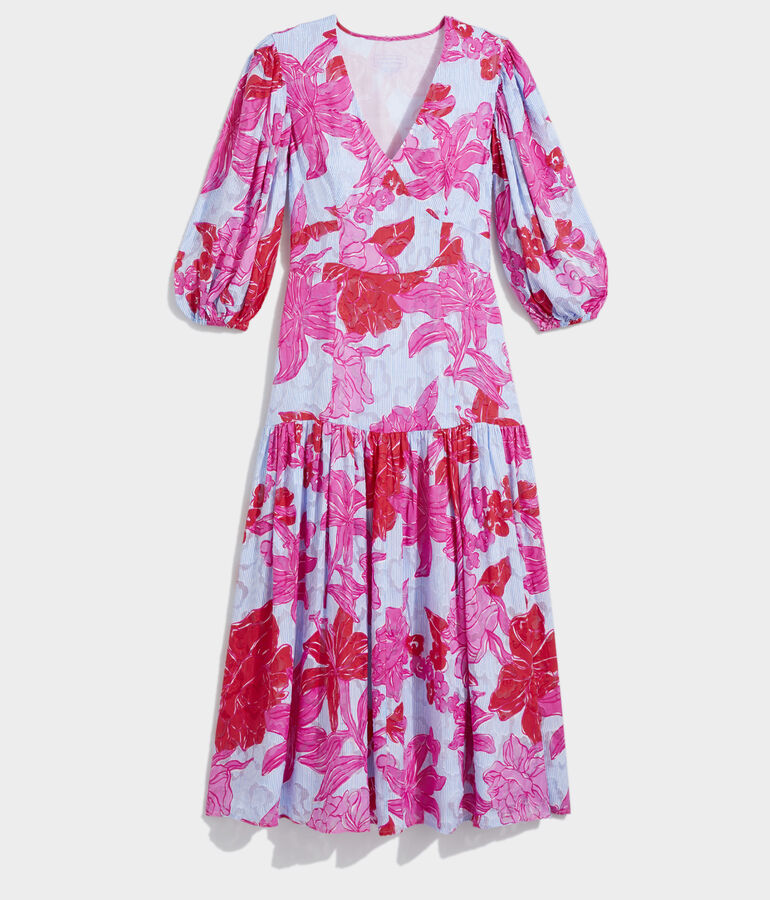 Kentucky Derby Roses Maxi Dress - LLBeanoutlets