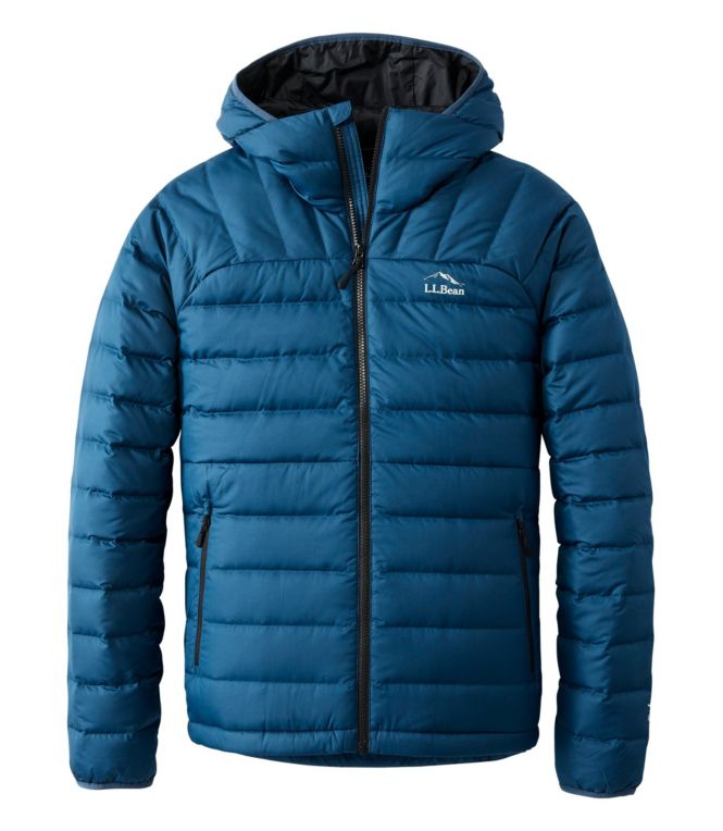 Men's Bean's Down Hooded Jacket - LLBeanoutlets