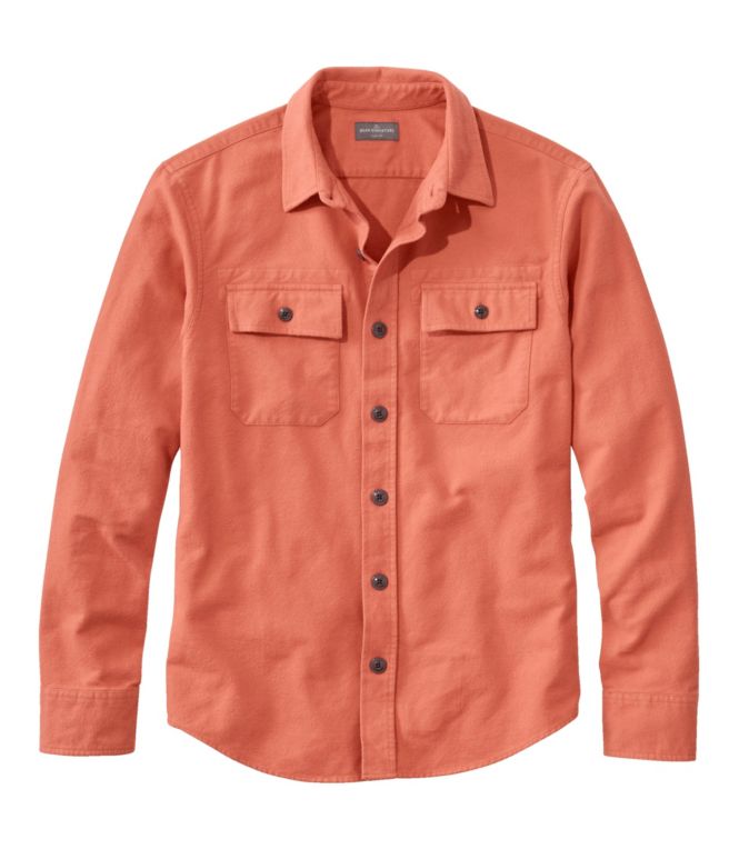 Men's Signature 1933 Chamois Cloth Shirt, Slim Fit - LLBeanoutlets