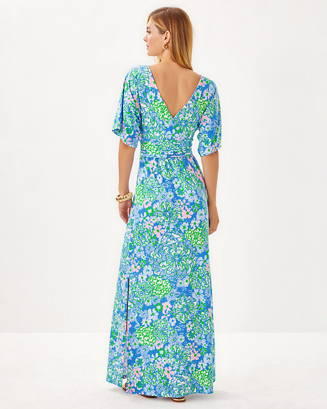 Parigi Boat Neck Maxi Dress - LLBeanoutlets