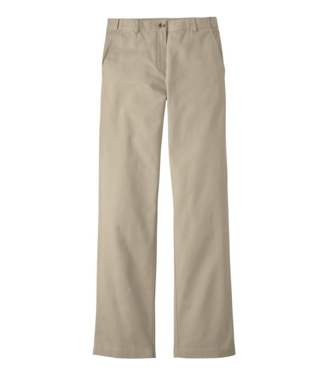 Women's Wrinkle-Free Bayside Pants, High-Rise Hidden Comfort Waist Straight-Leg - LLBeanoutlets