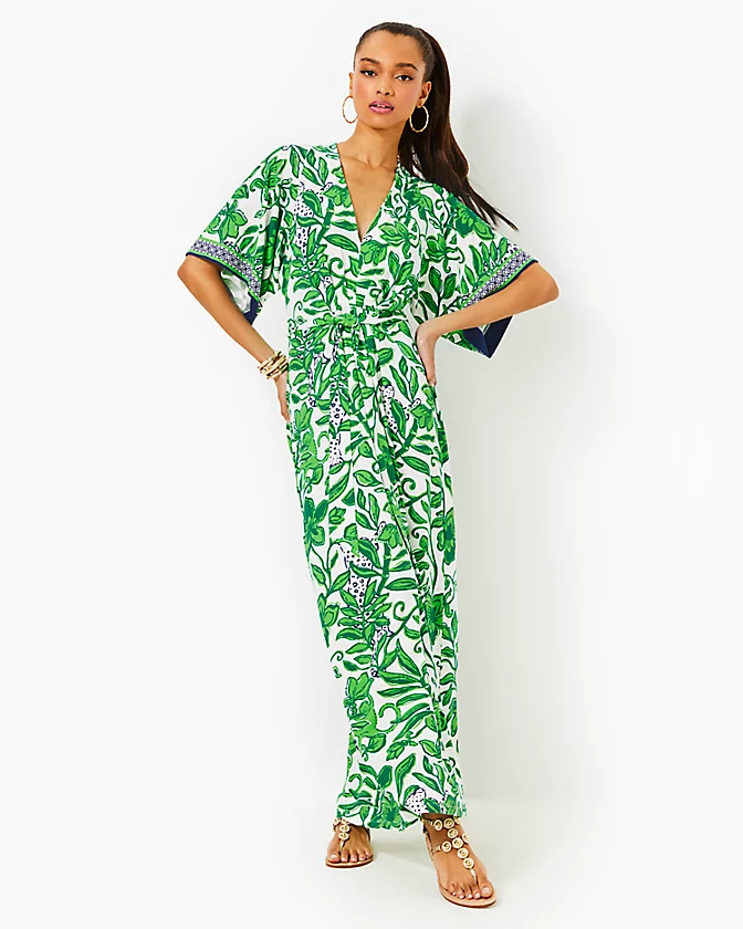 Wisteria V-Neck Maxi Dress - LLBeanoutlets