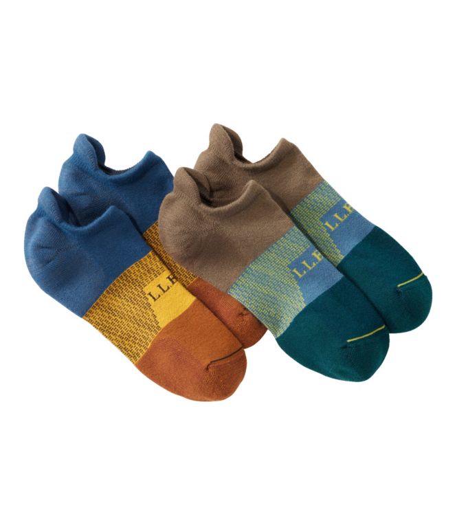 Adults' COOLMAX Athletic Ankle Socks, 2 Pair - LLBeanoutlets