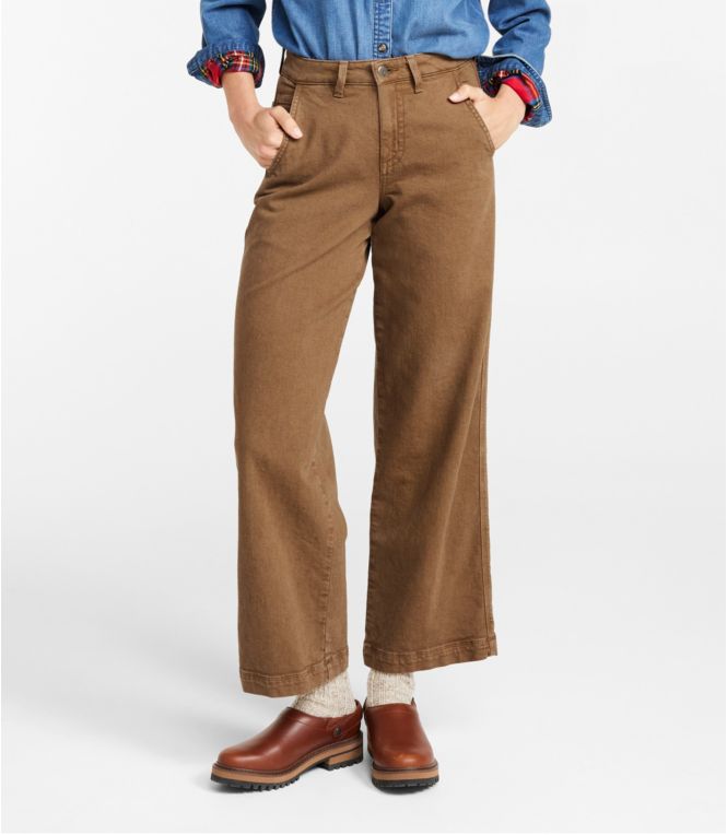 Women's 207 Vintage Jeans, High-Rise Wide-Leg Colors - LLBeanoutlets
