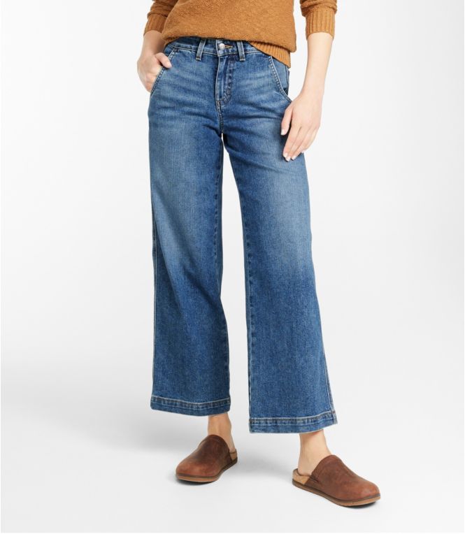 Women's 207 Vintage Jeans, High-Rise Wide-Leg - LLBeanoutlets