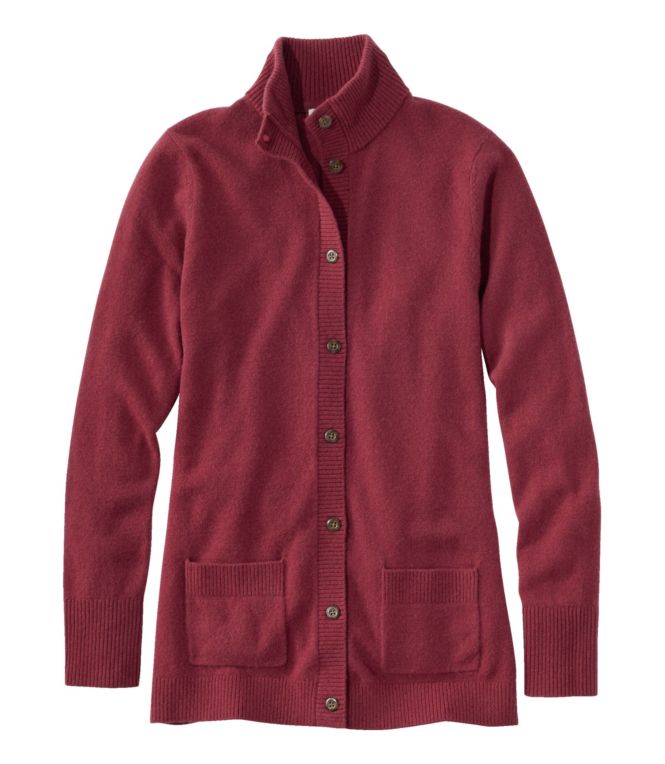 Women's Classic Cashmere Button-Front Cardigan - LLBeanoutlets