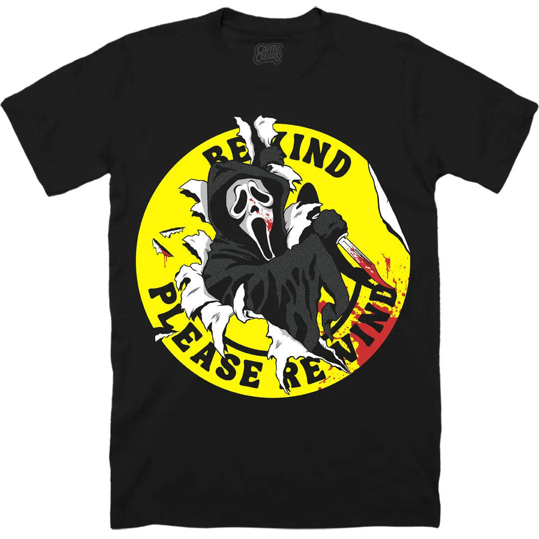 GHOST FACE: VIDEO STORE PSA - T-SHIRT - LLBeanoutlets