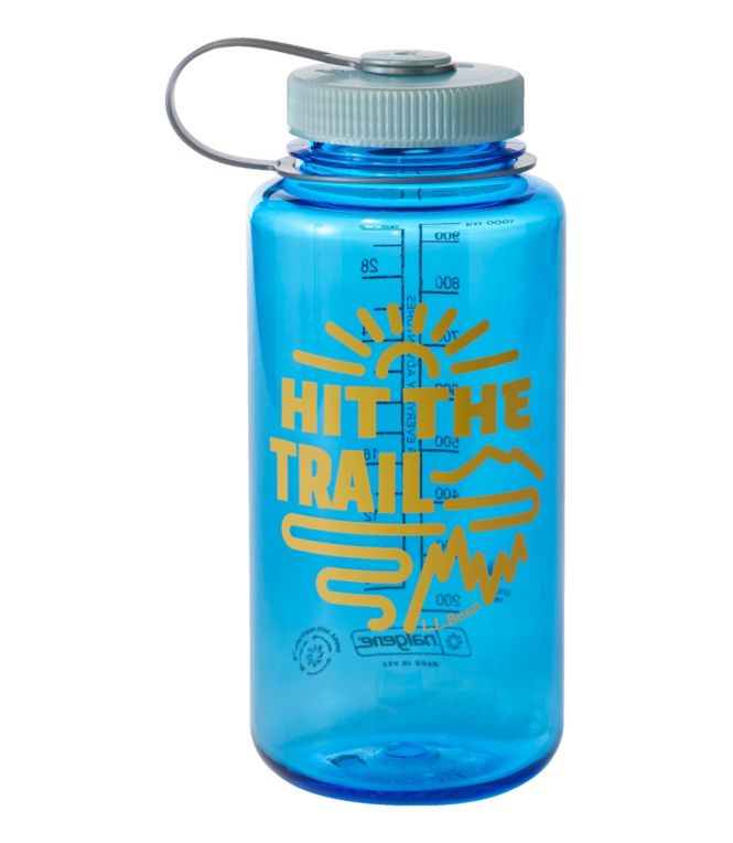 Nalgene Sustain Wide Mouth Water Bottle with L.L.Bean Print, 32 oz. - LLBeanoutlets