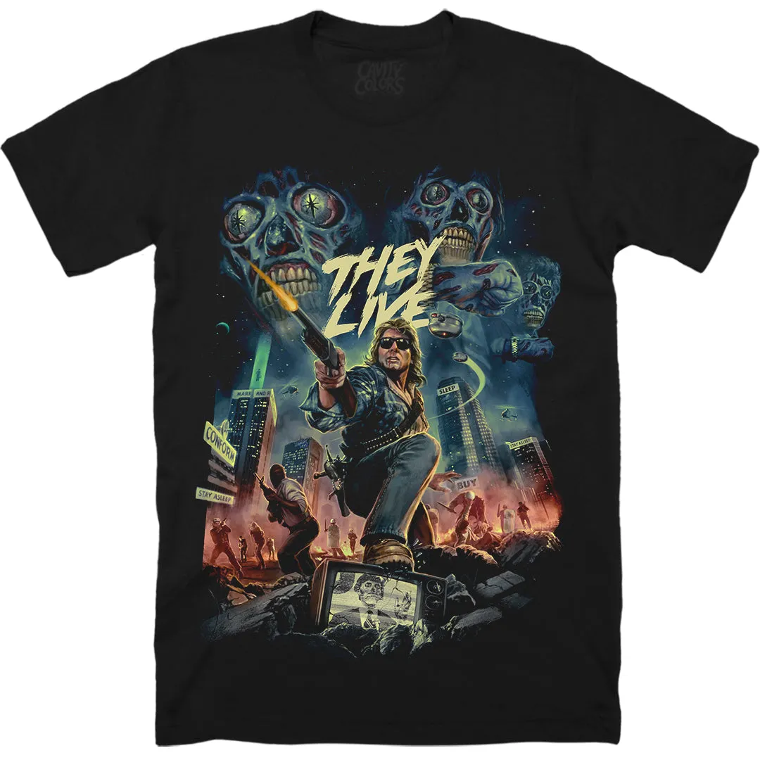 THEY LIVE - T-SHIRT - LLBeanoutlets