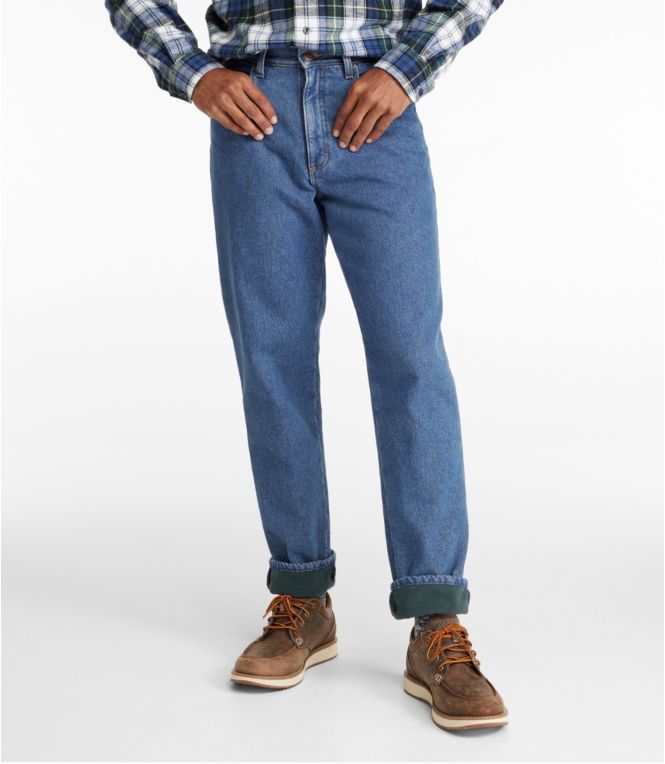 Men's Double L® Jeans, Classic Fit, Fleece-Lined - LLBeanoutlets