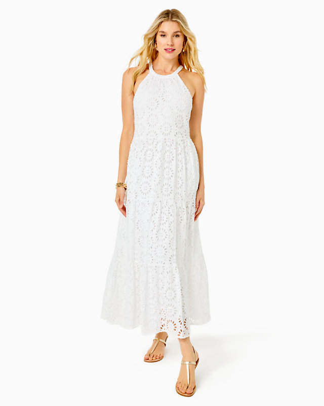 Beccalyn Eyelet Maxi Dress - LLBeanoutlets
