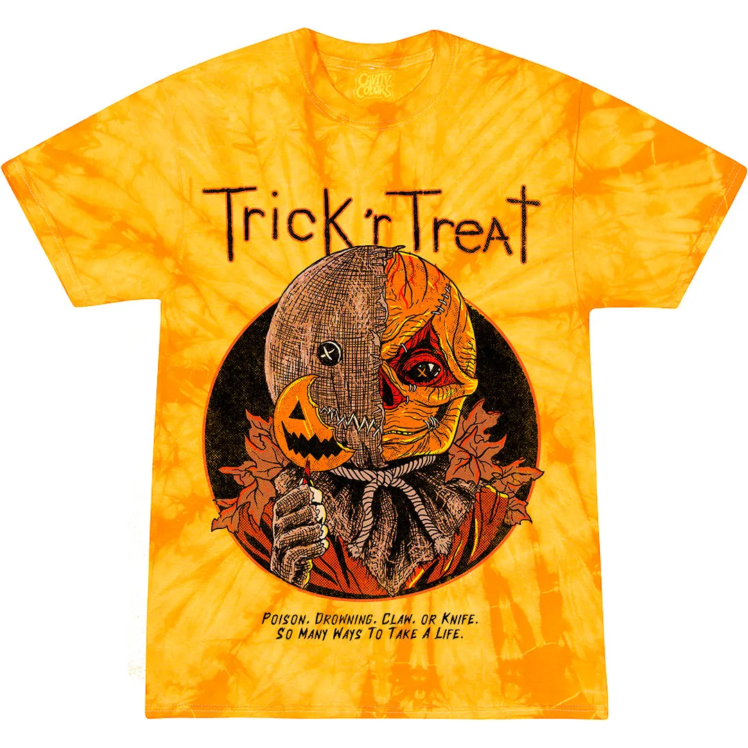 TRICK 'R TREAT - T-SHIRT (PUMPKIN GUTS TIE-DYE) - LLBeanoutlets
