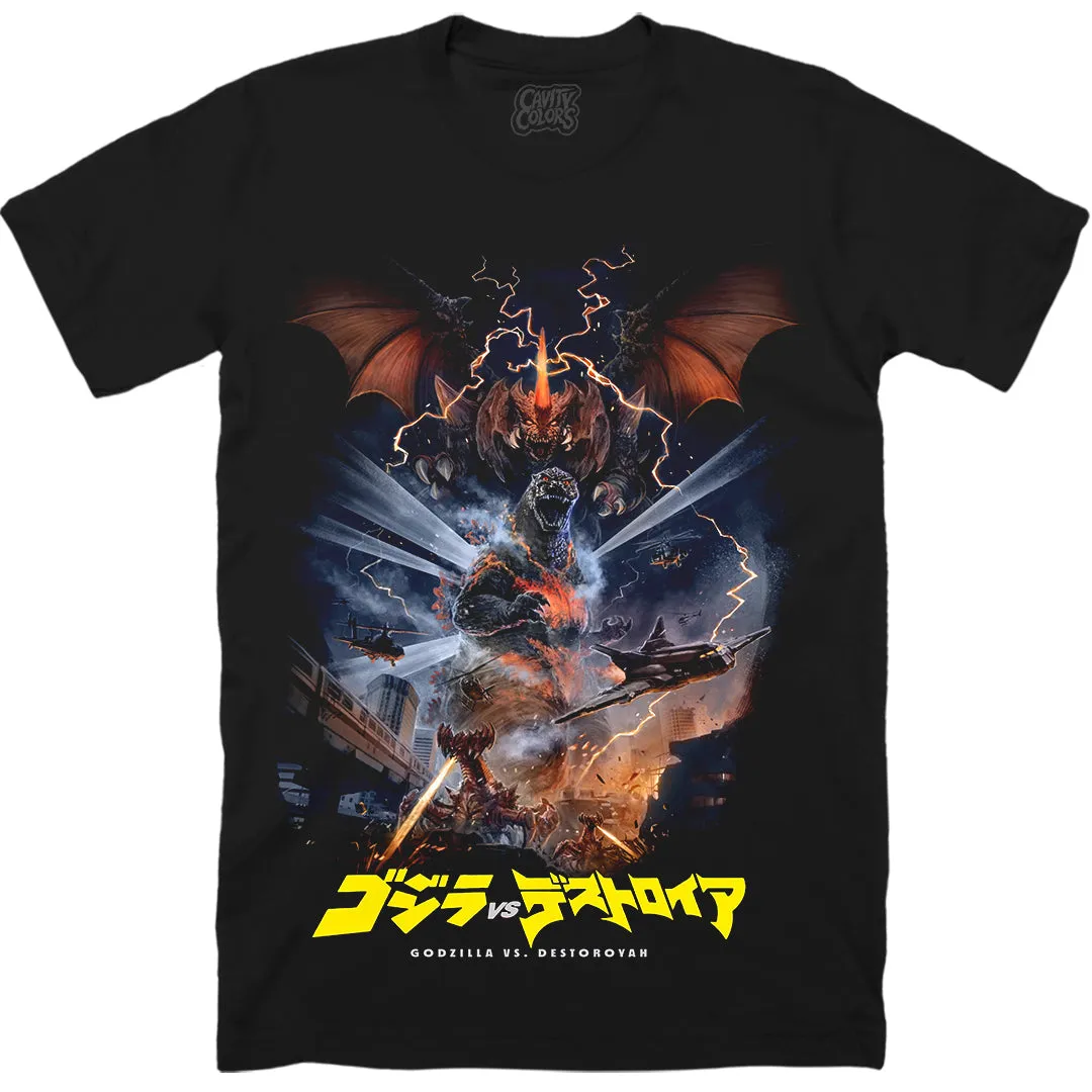 GODZILLA VS. DESTOROYAH - T-SHIRT - LLBeanoutlets