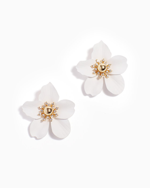 Oversized Orchid Earrings - LLBeanoutlets