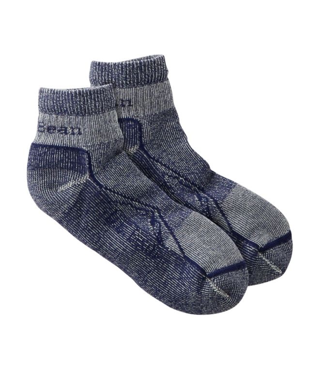 Unisex Cresta Wool No Fly Zone Lightweight Hiking Socks, Quarter-Crew - LLBeanoutlets