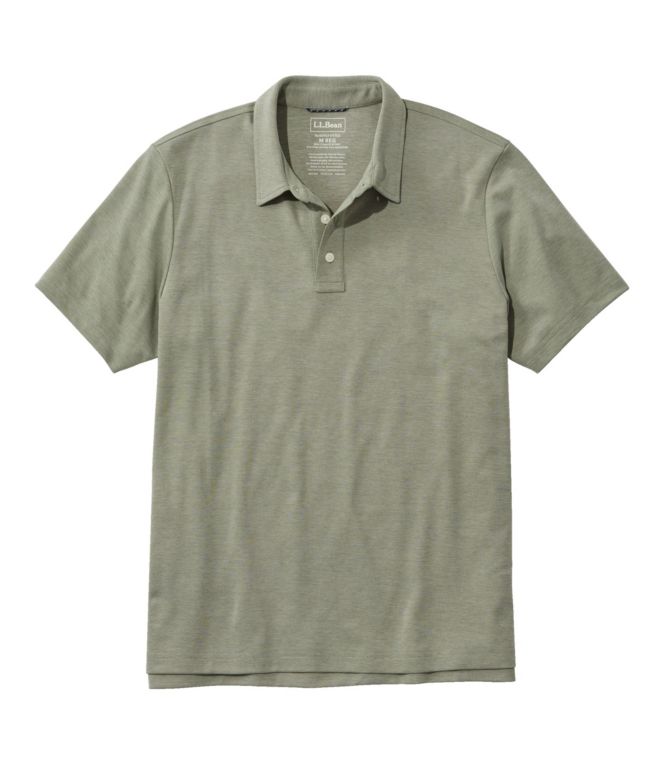 Men's Comfort Stretch Performance Polo, Short-Sleeve, Slightly Fitted - LLBeanoutlets