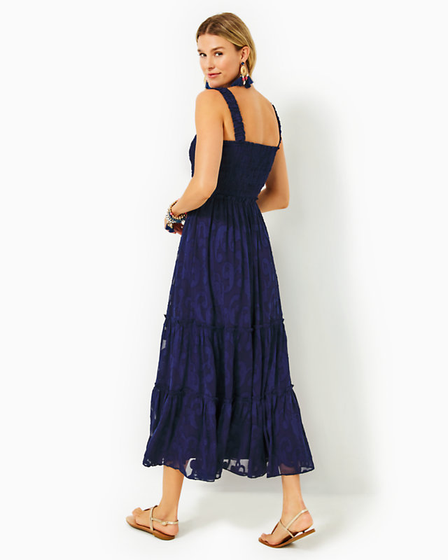 Hadly Smocked Maxi Dress - LLBeanoutlets