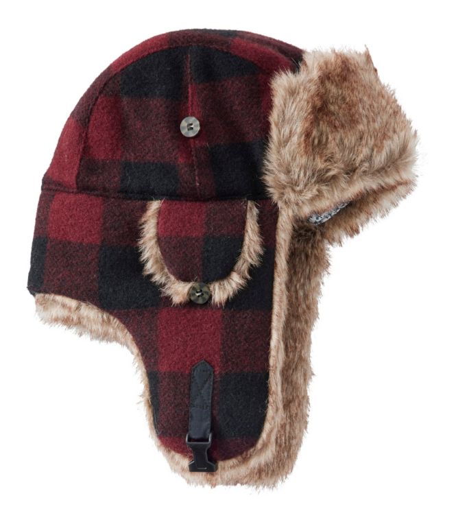 Adults' Mad Bomber Wool Hat, Plaid - LLBeanoutlets