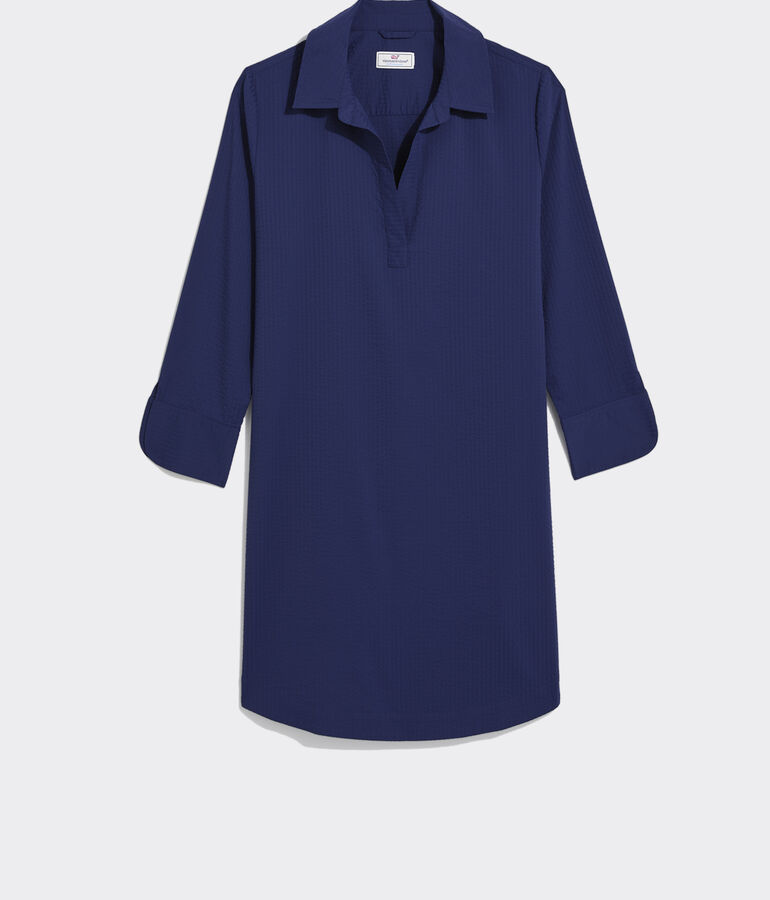 Harbor Seersucker Lucaya Dress - LLBeanoutlets