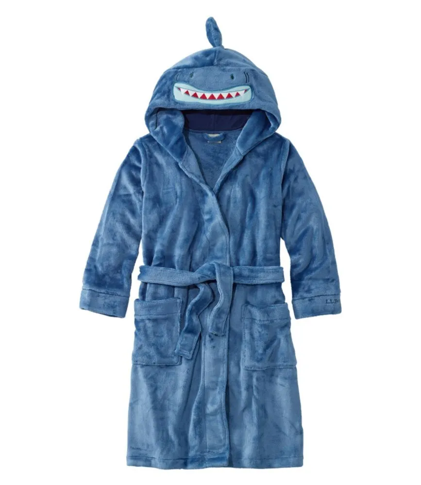 Kids' Cozy Animal Robe, Hooded - LLBeanoutlets