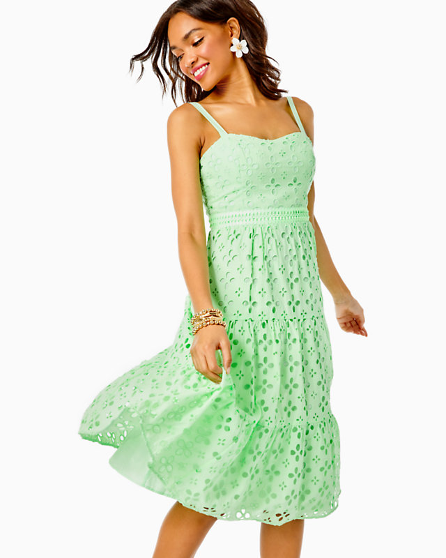 Majorie Eyelet Dress - LLBeanoutlets