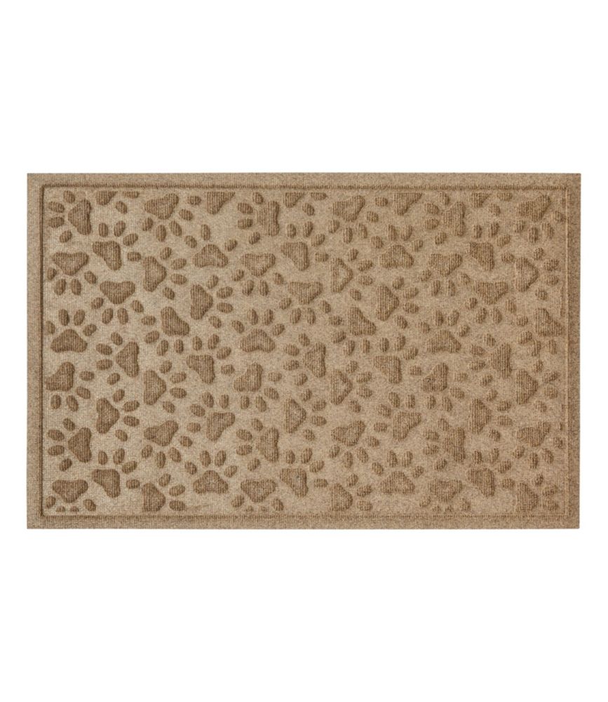 Recycled Waterhog Dog Mat, Scattered Paws - LLBeanoutlets