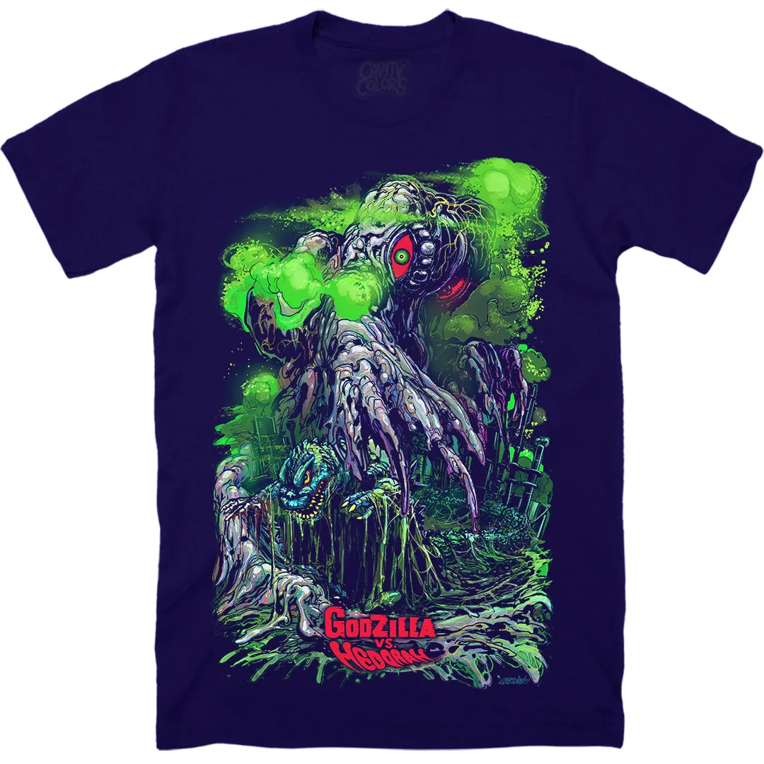 GODZILLA VS. HEDORAH: HIDEOUS SPAWN - T-SHIRT (DEEP BLUE) - LLBeanoutlets