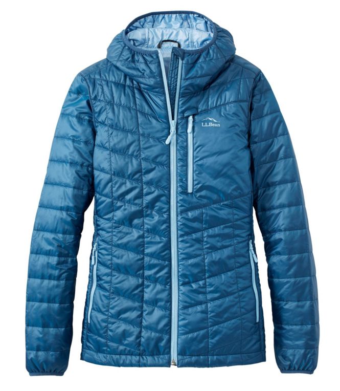 Women's PrimaLoft Packaway Hooded Jacket - LLBeanoutlets