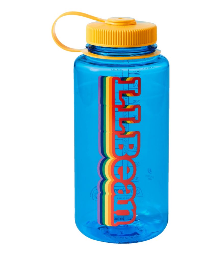 Nalgene Sustain Wide Mouth Water Bottle with L.L.Bean Pride Logo, 32 oz. - LLBeanoutlets