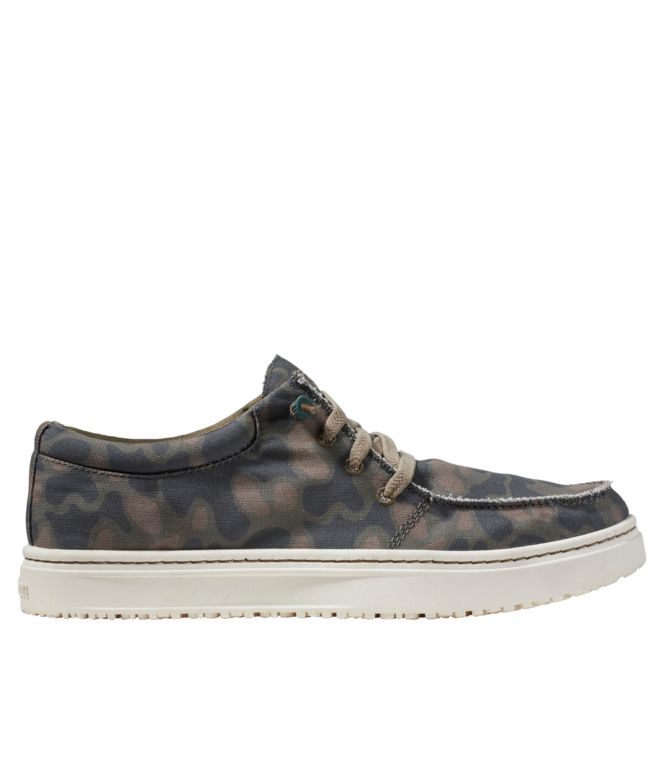 Men's Higgins Beach 4-Eye Slip-Ons, Print - LLBeanoutlets