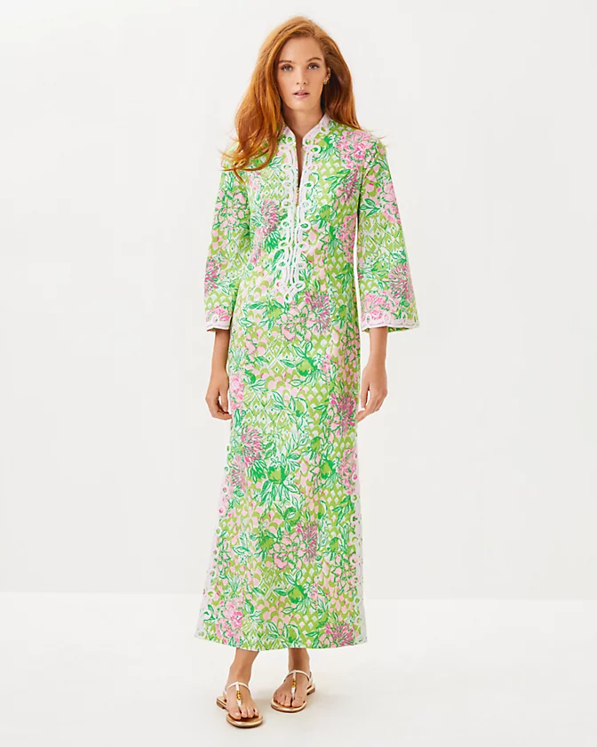 Shealyn Stretch Maxi Caftan - LLBeanoutlets