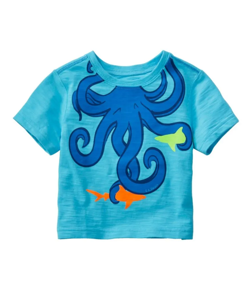 Toddlers' Graphic Tee, Short-Sleeve Glow-In-The-Dark - LLBeanoutlets