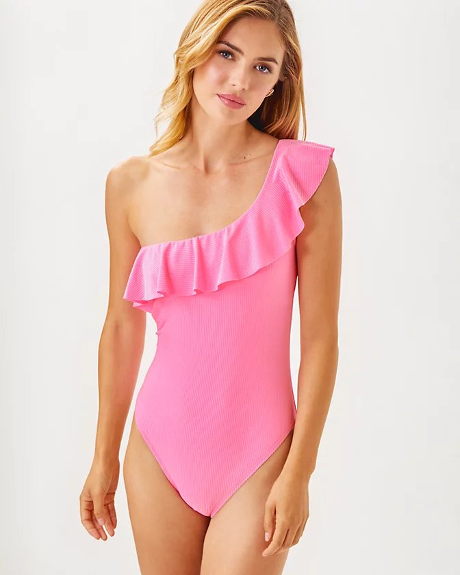 Caelum Ruffle One-Piece Swimsuit - LLBeanoutlets